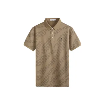 Dance With Wolves Polo Shirt Men's Khaki