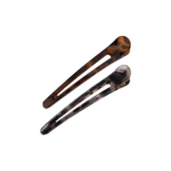 Left Europe Acrylic Hair Clips Women's