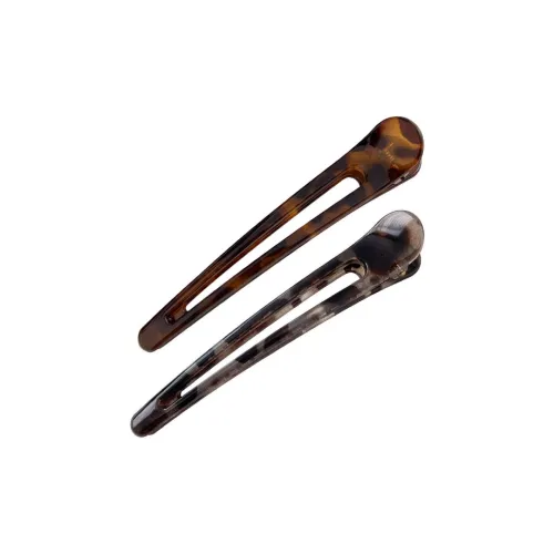 Left Europe Acrylic Hair Clips Women's