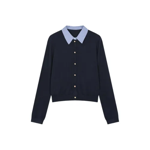 IHIMI Knitwear Women's Navy Blue