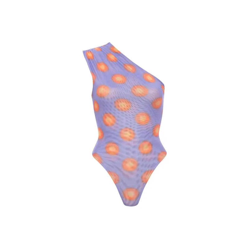 Miaou JADE BODYSUIT Bodysuits Women's Orange Purple-0