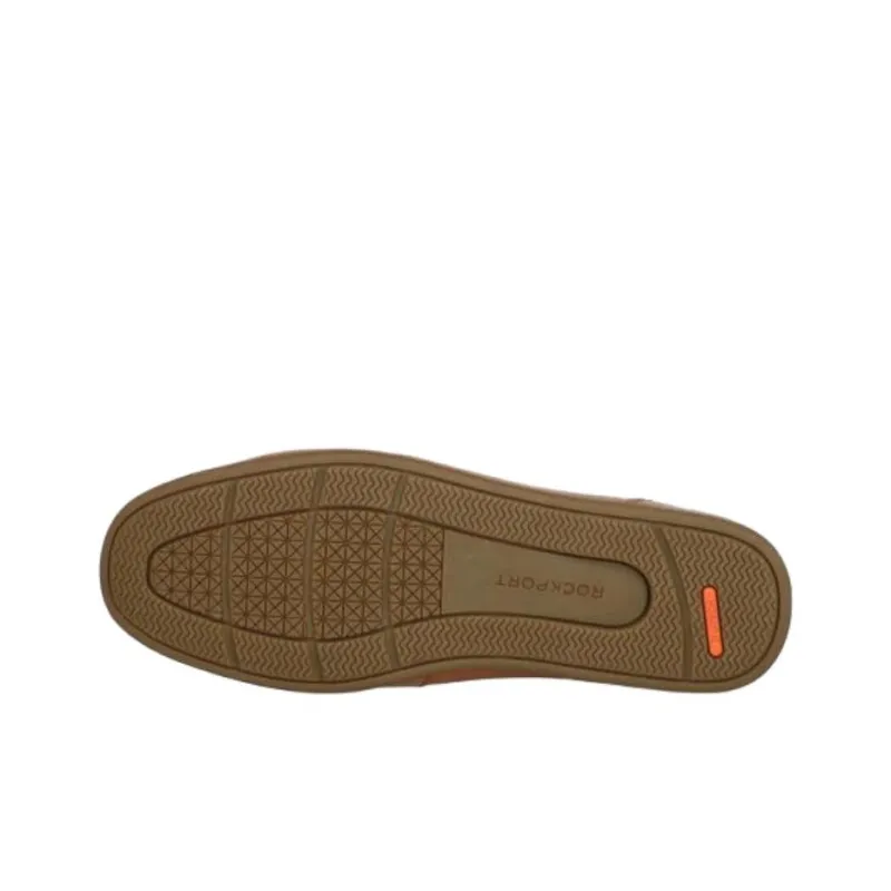 ROCKPORT MALCOM SLIP ON Boat Shoes Men's Tan-6