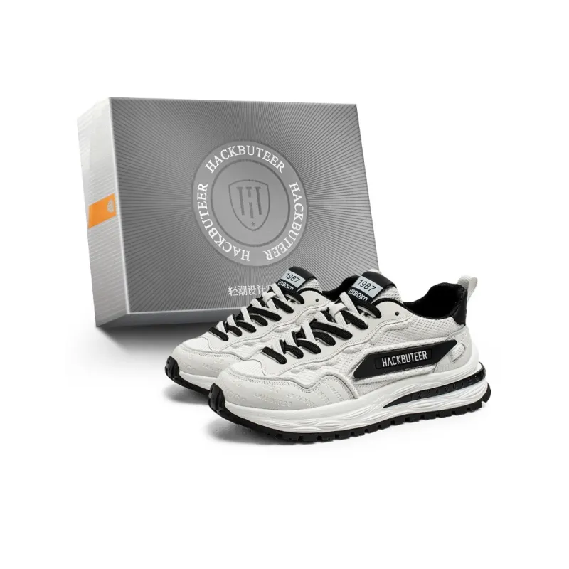 HACKBUTEER Low Top Chunky Sneakers Men's Box Included-6