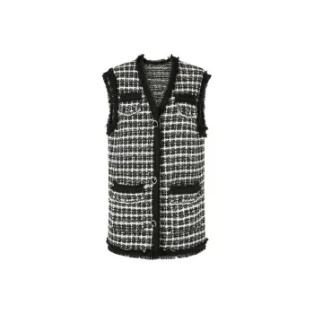 JZ. ANNAKRO Plaid Black White Women's