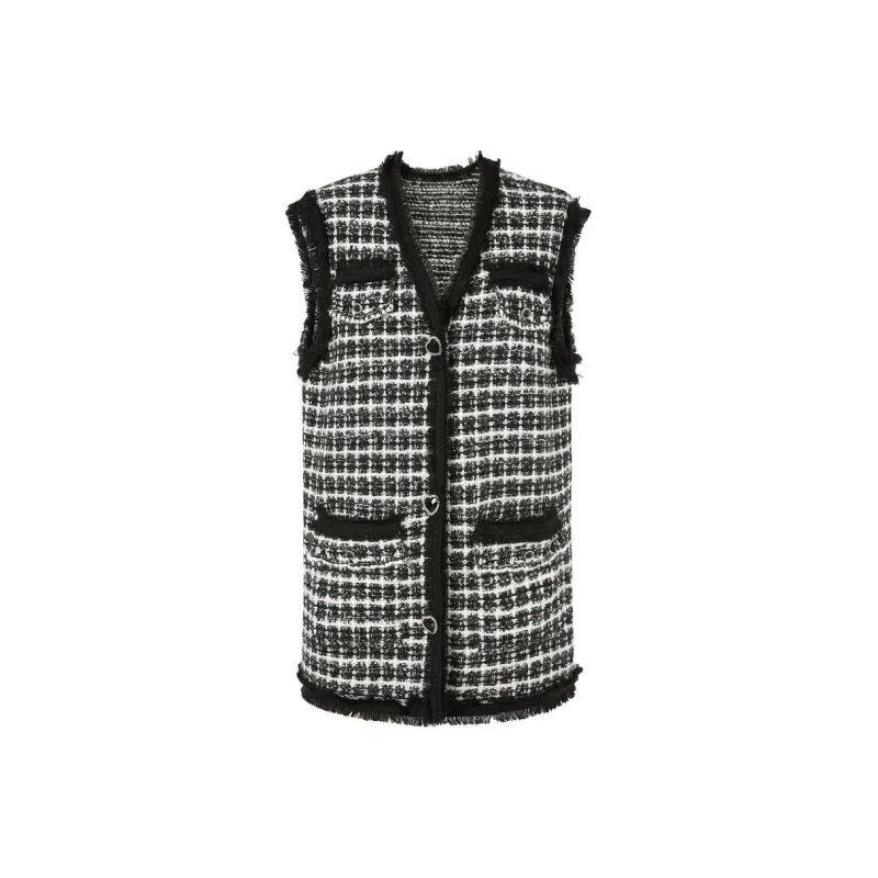 JZ. ANNAKRO Plaid Black White Women's-0