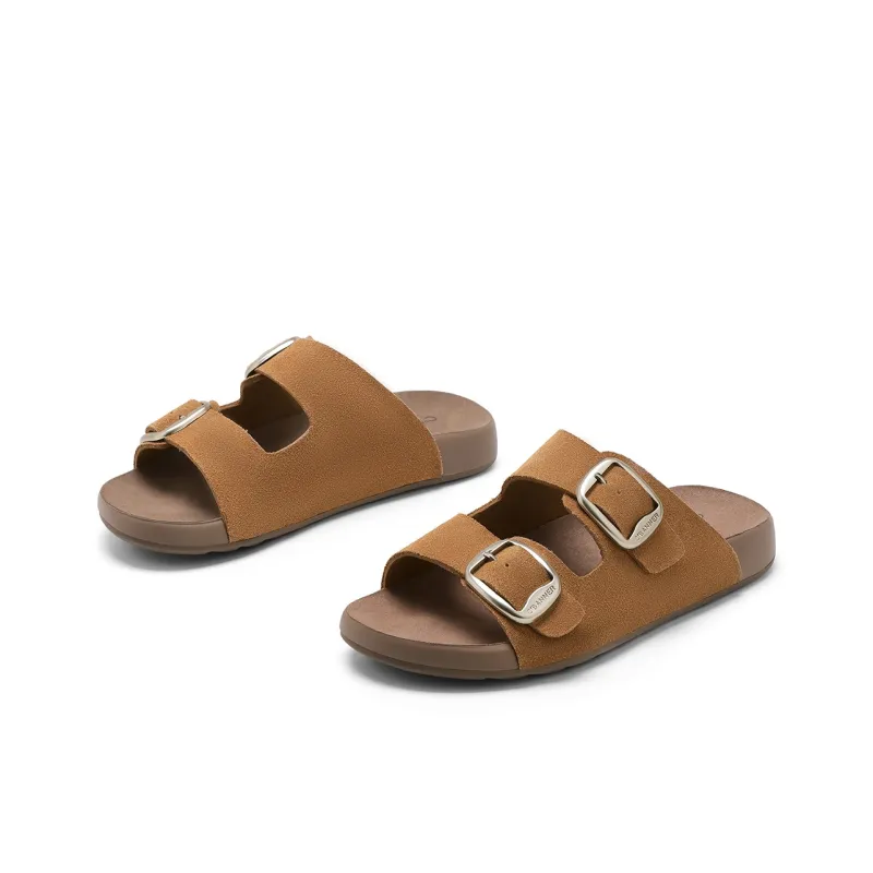 C°BANNER Rubber Sole Abrasion Resistant Slip Resistant Slide Slippers Women's-13