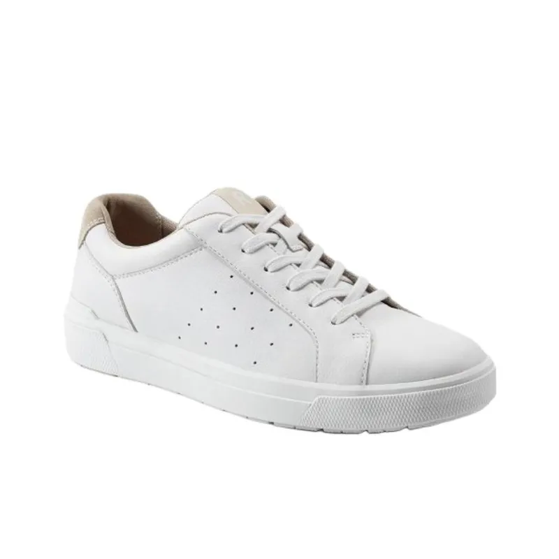 ROCKPORT TARQUIN Abrasion Resistant Low Top Skateboard Shoes Men's White-1