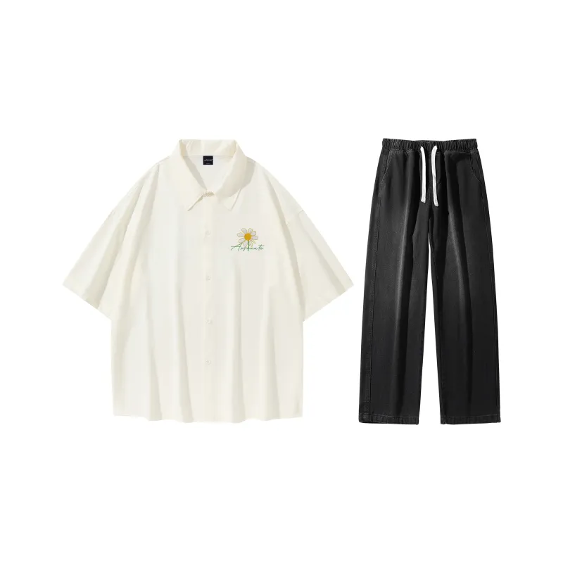 A.X.S.K Shirt Matching Set Unisex-0