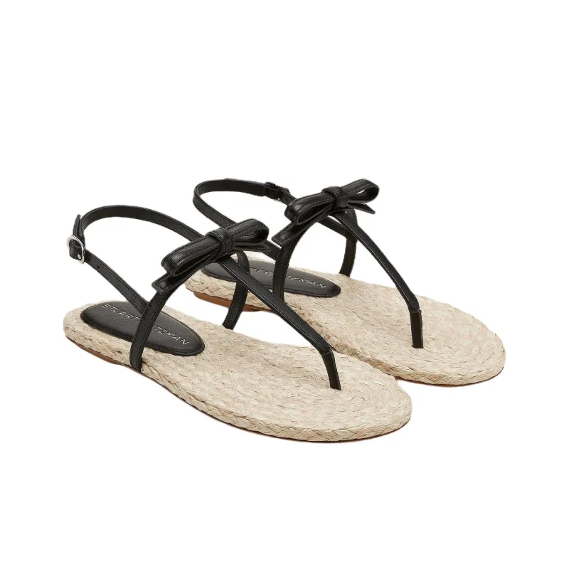 Stuart Weitzman/SW Felicity One Strap Sandals Women's Black-2
