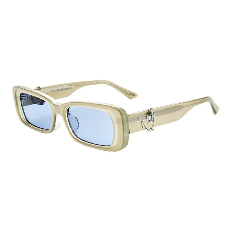 THE OWNER Plate Frame Rectangular Sunglasses Unisex-0