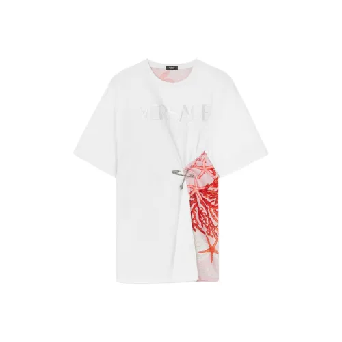 VERSACE Barocco Sea Safety-Pin Crewneck T-Shirt