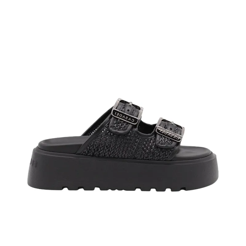 Casadei Birkly Plaid embellished Platform Sandals Women's-1