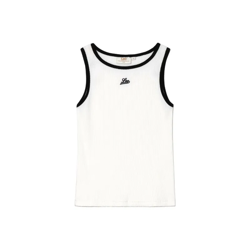 Lee Tank Tops Women's White-0
