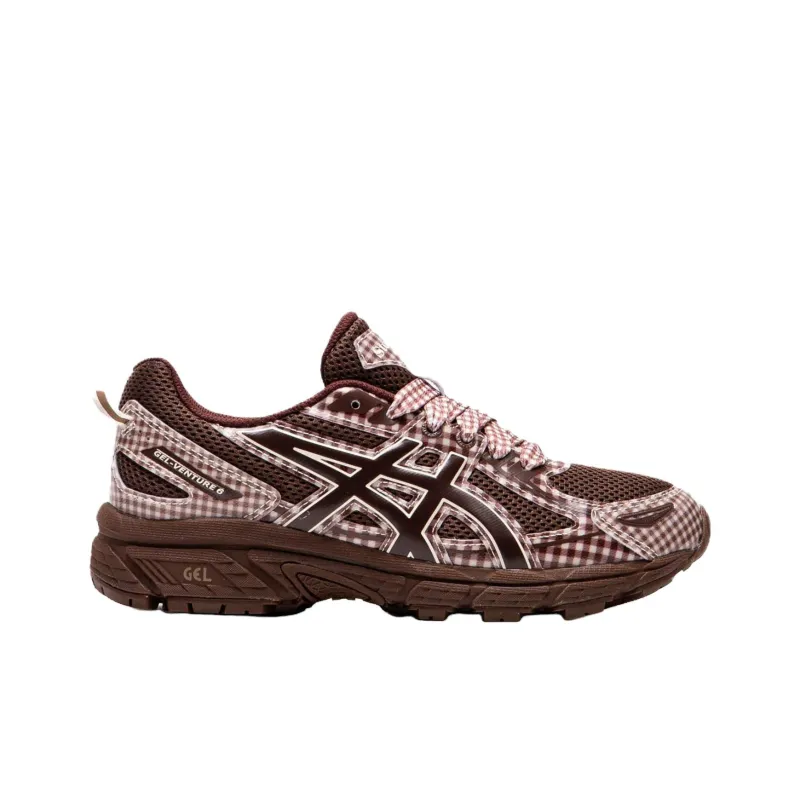Asics Gel Venture 6 Story Mfg. Reddish Brown Gingham-1