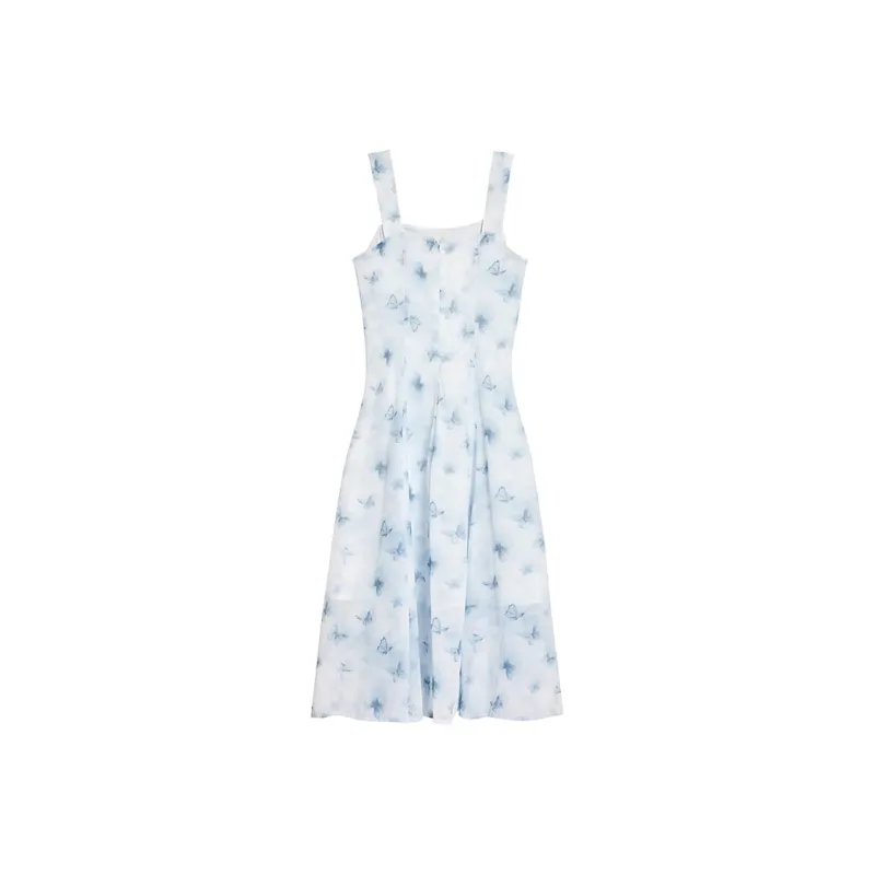 Kazakhstan Slip Dress Women's Lake Blue-1