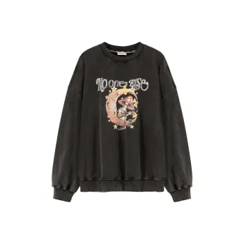 NO ONE ELSE Sweatshirts Women's Black Gray