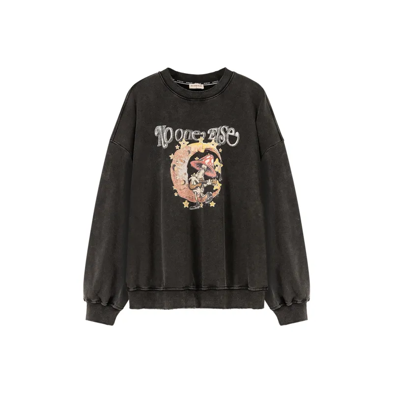 NO ONE ELSE Sweatshirts Women's Black Gray-0