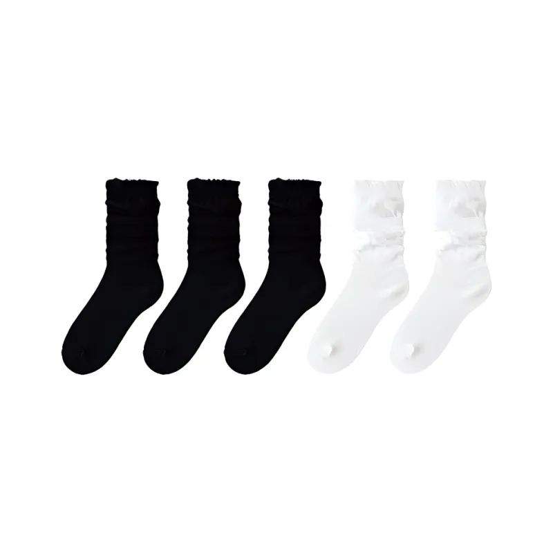 H YXIANG Mid Calf Socks Women's Combo Set-30