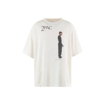 SAINT Mxxxxxx 2Pac Collaboration T Shirts Unisex White