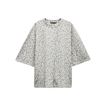 ZARA T-Shirt Women's Leopard Print