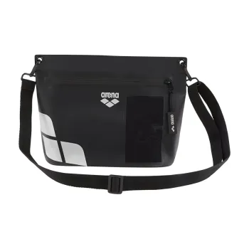 Arena Waterproof Fabric Crossbody Bag, Shoulder Bag Regular Unisex Black