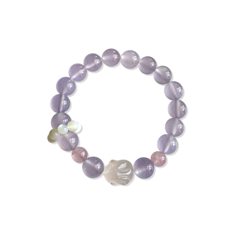 HELA DE HAI Natural Chalcedony Bracelets Women's-0
