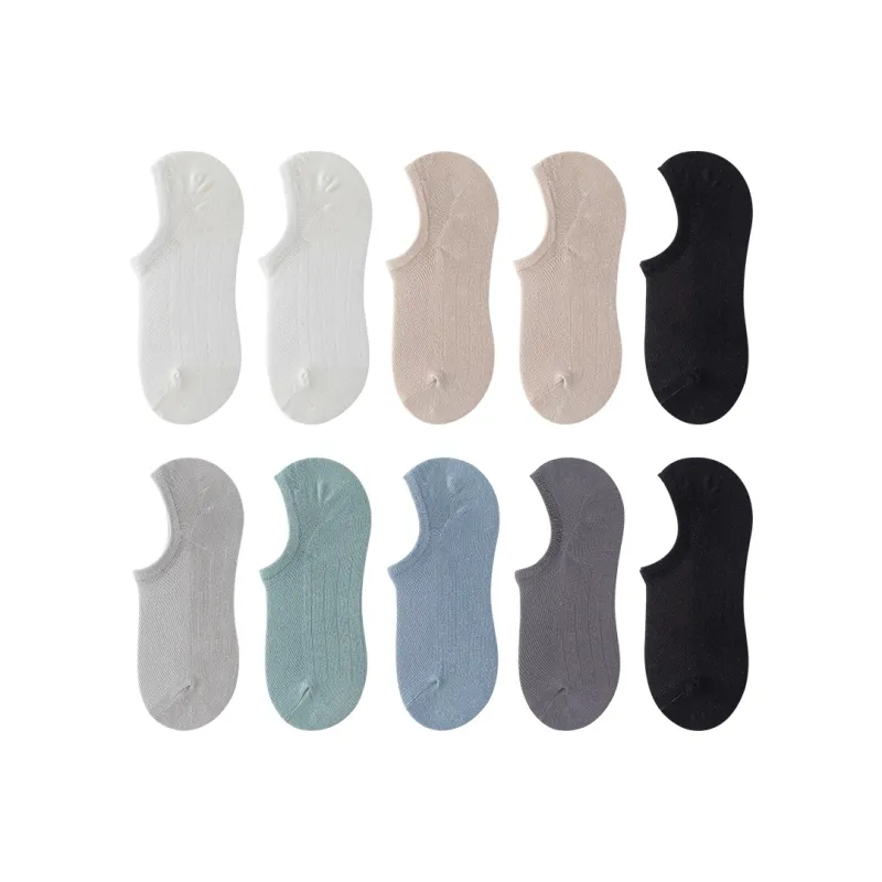 MIIOW No Show Socks Men's 10 Pack-7