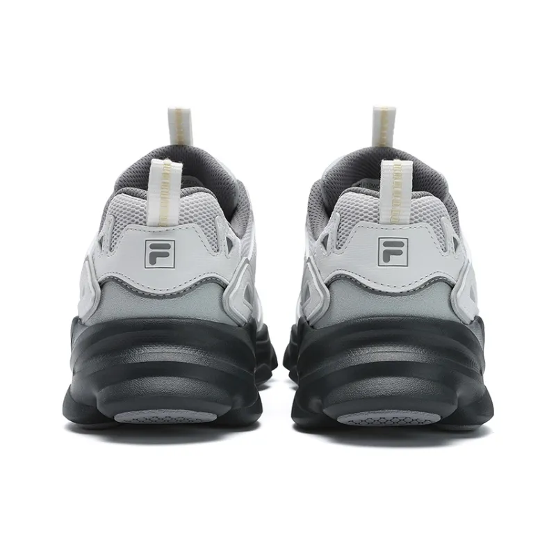 FILA SKIPPER 1S Captain 1S Slip Resistant, Abrasion Resistant, Breathable Low Top Casual Shoes Women's Gray White-3