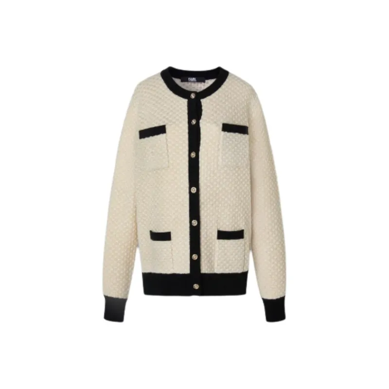 KARL LAGERFELD FW22 Knitwear Korean Style Women's Black-0
