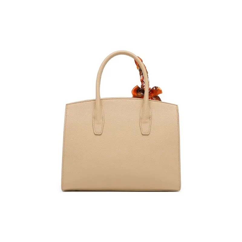 CLEVER& KETCH PU Shoulder Bag, Crossbody Bag, Handbag Women's Apricot/Red-3