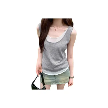 Puppytown Tank Top Women's Gray