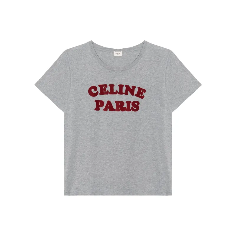 CELINE T Shirts Men Gray-0