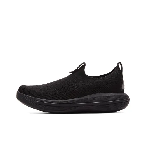 PEAK Cushioning, Slip Resistant, And Abrasion Resistant Mid Top Training Shoes Men's All Black