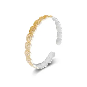 YUOFFICIAL 999 Fine Silver Bangles Unisex