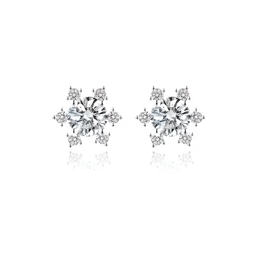 KIVA Sterling Silver Stud Earrings Unisex-1
