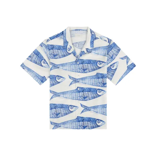 Verde LEON DORE Shirts Unisex Blue With White Lettering