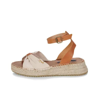 Pepe Jeans One Strap Sandals 4cm Women's Beige