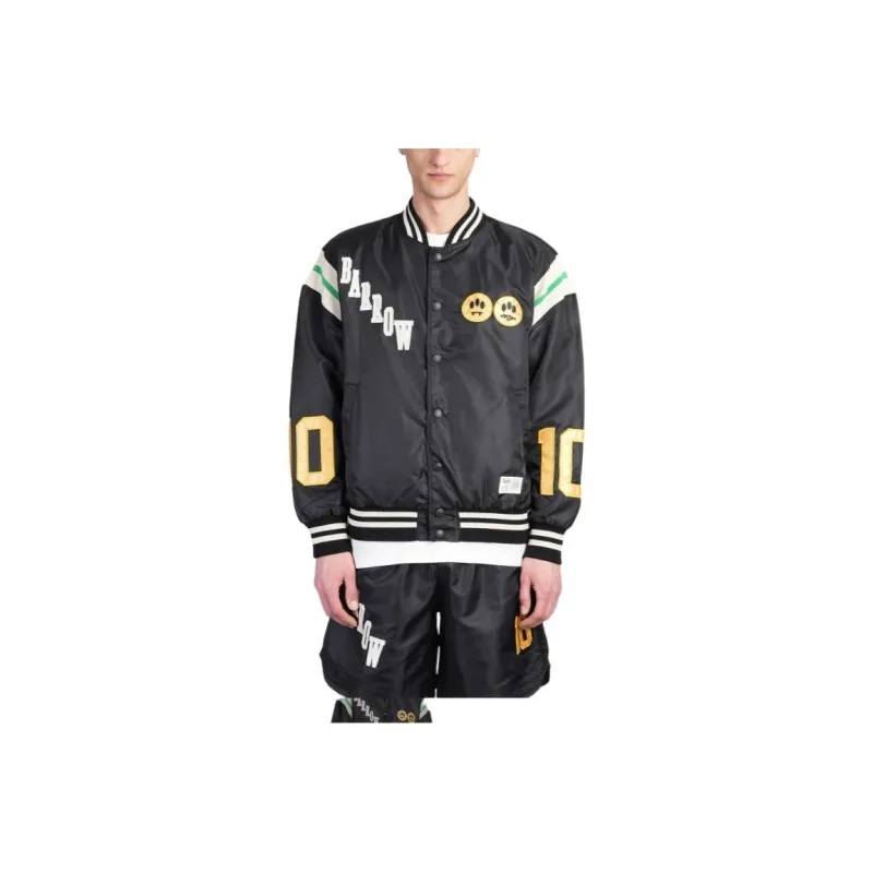 Barrow Logo print Bomber Jacket-0