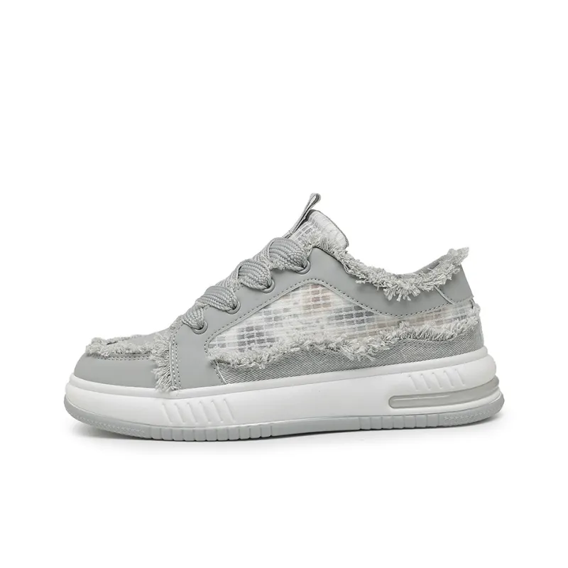 Hong Kong Meng Slip Resistant, Abrasion Resistant, Breathable Low Top Skateboard Shoes Men's-4