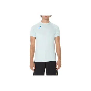 Asics T Shirts Men Light Blue