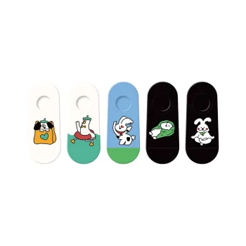 DJUNGLE No Show Socks Women's 5 Pack Mystery Shop