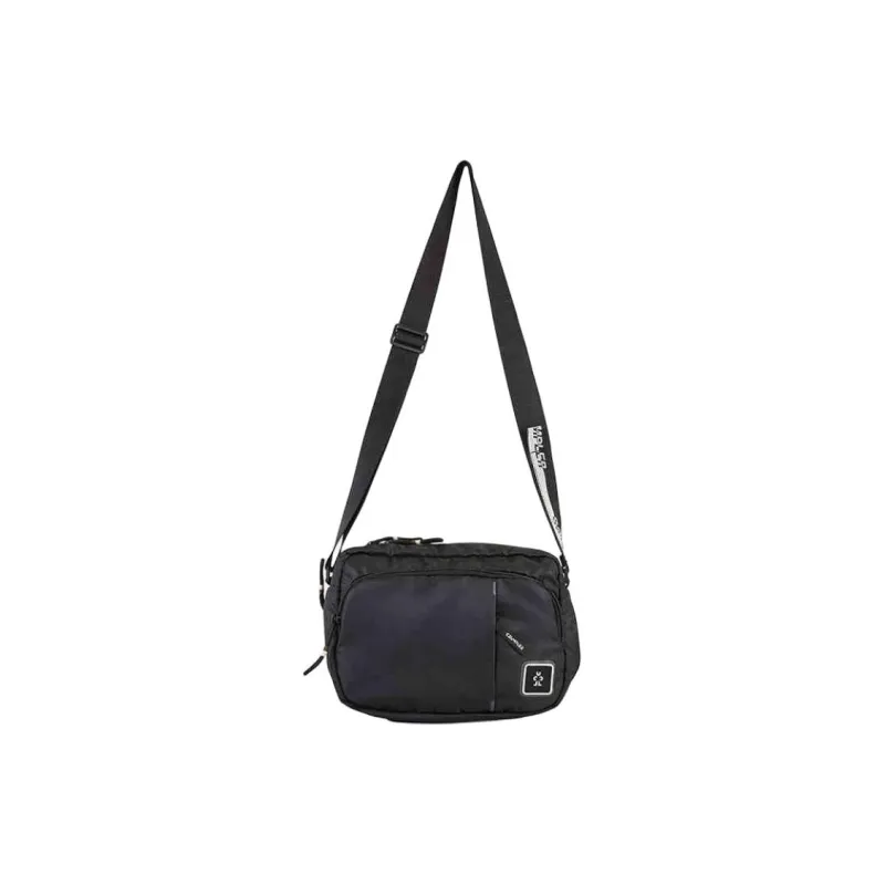 CRUMPLER Polyester Crossbody Bag, Shoulder Bag Unisex Black/Pink-0