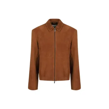 Calvin Klein Suede Bomber Jacket