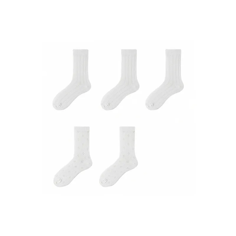 H YXIANG Mid Calf Socks Women's Combo Set-32