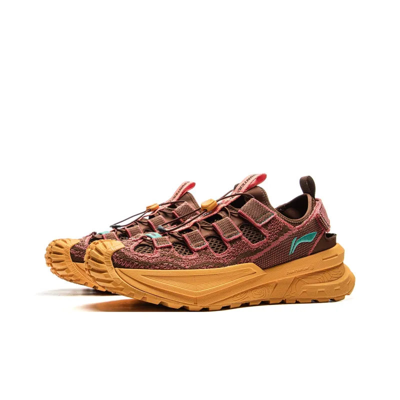 LiNing CF Tracing, Xunchuan Slip Resistant Rebound River Trekking Shoes Unisex Russet-2