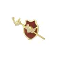 Zeus' Shield Power Brooch