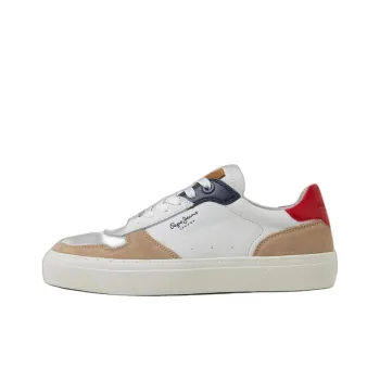 Pepe Jeans Yogi Street 3.0 Abrasion Resistant Low Top Skateboard Shoes Men's White
