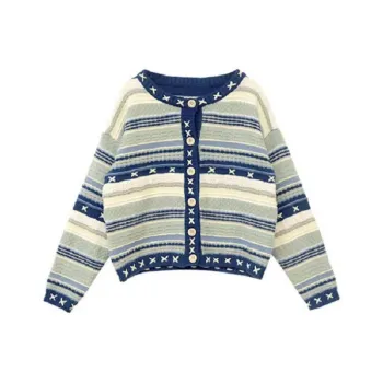 DOSOHEB Knitwear Women's Blue
