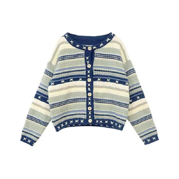 DOSOHEB Knitwear Women's Blue-0