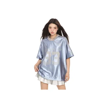 PISYPOX T Shirts Unisex Blue